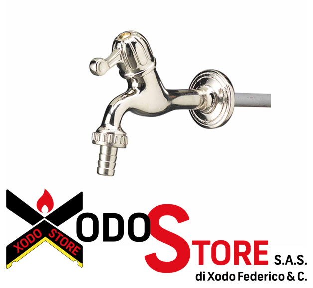 Rubinetto in ottone cromato BEL-FER RUB/011C - invia mail per sconto
