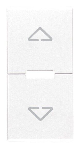 Vimar  14755.2.B Due mezzi tasti 1M simboli frecce bianco