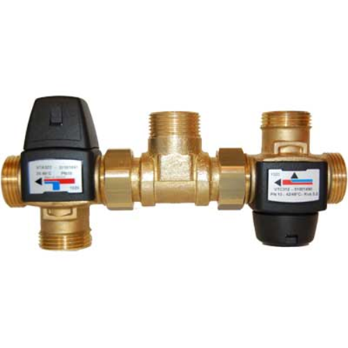 Kit solare termico filetti 1" maschio  Esbe