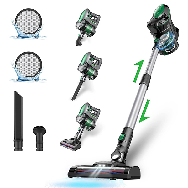Vactidy V8 Aspirapolvere Senza Fili Potente,Scopa Elettrica Senza Fili 25kpa,45