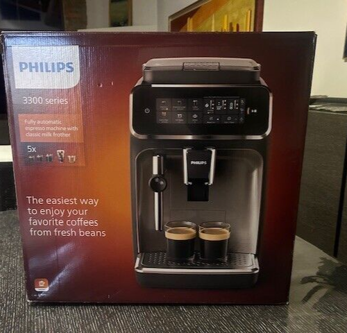 Philips Series 3300 EP3321/40 Macchina per caffè automatica, 5 bevande, 1.8L,