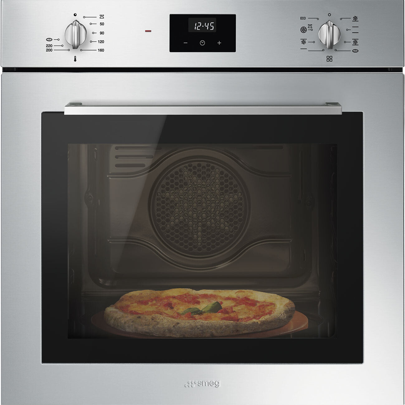 Forno Elettrico da Incasso Ventilato Multifunzione 65 Litri Pizza SF6400PZX Smeg