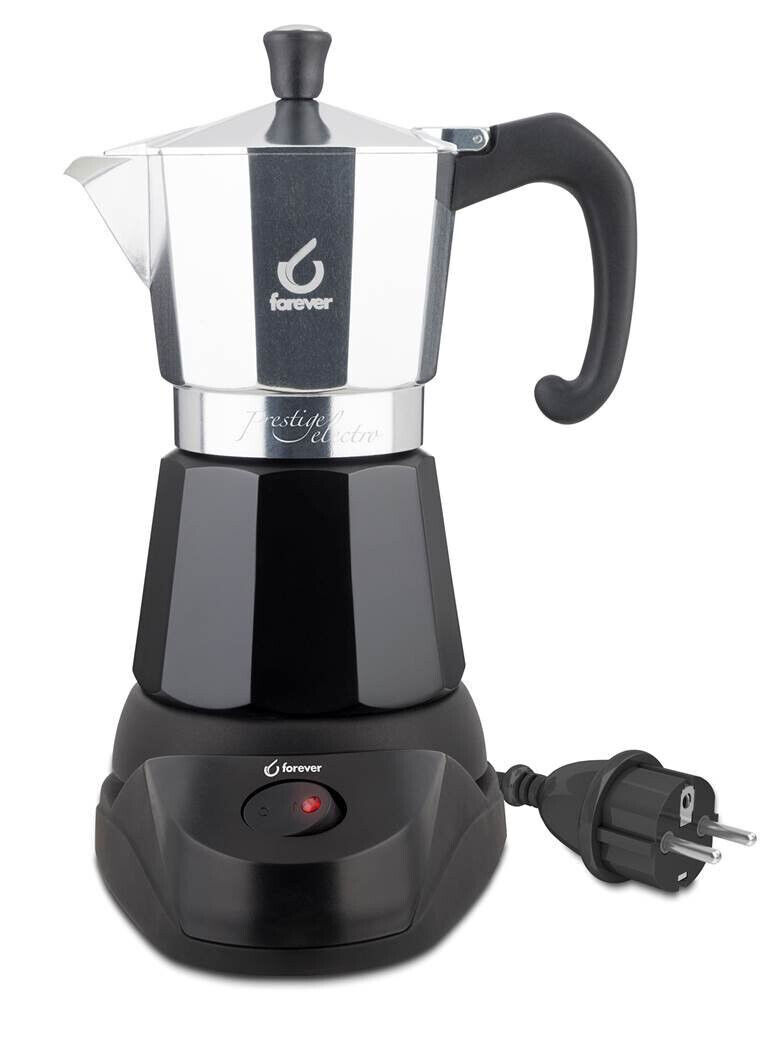 CAFFETTIERA ELETTRICA FOREVER MISS MOKA PRESTIGE ELECTRO DA 3 6 TAZZE CAFFE'