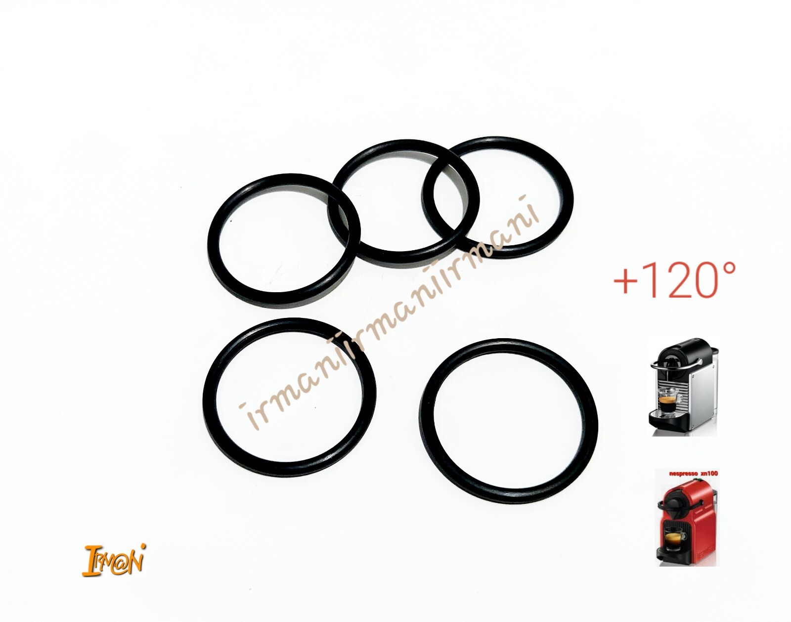 5 PZ GUARNIZIONi O-RING INFUSORE MACCHINE CAFFE NESPRESSO inissia pixie 32x3mm