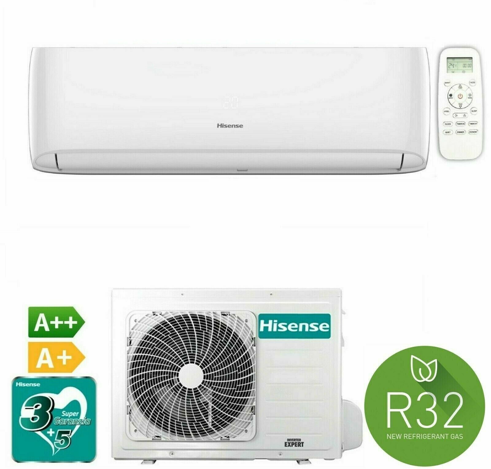 Hisense Easy Smart 2024 12000 BTU Inverter Condizionatore