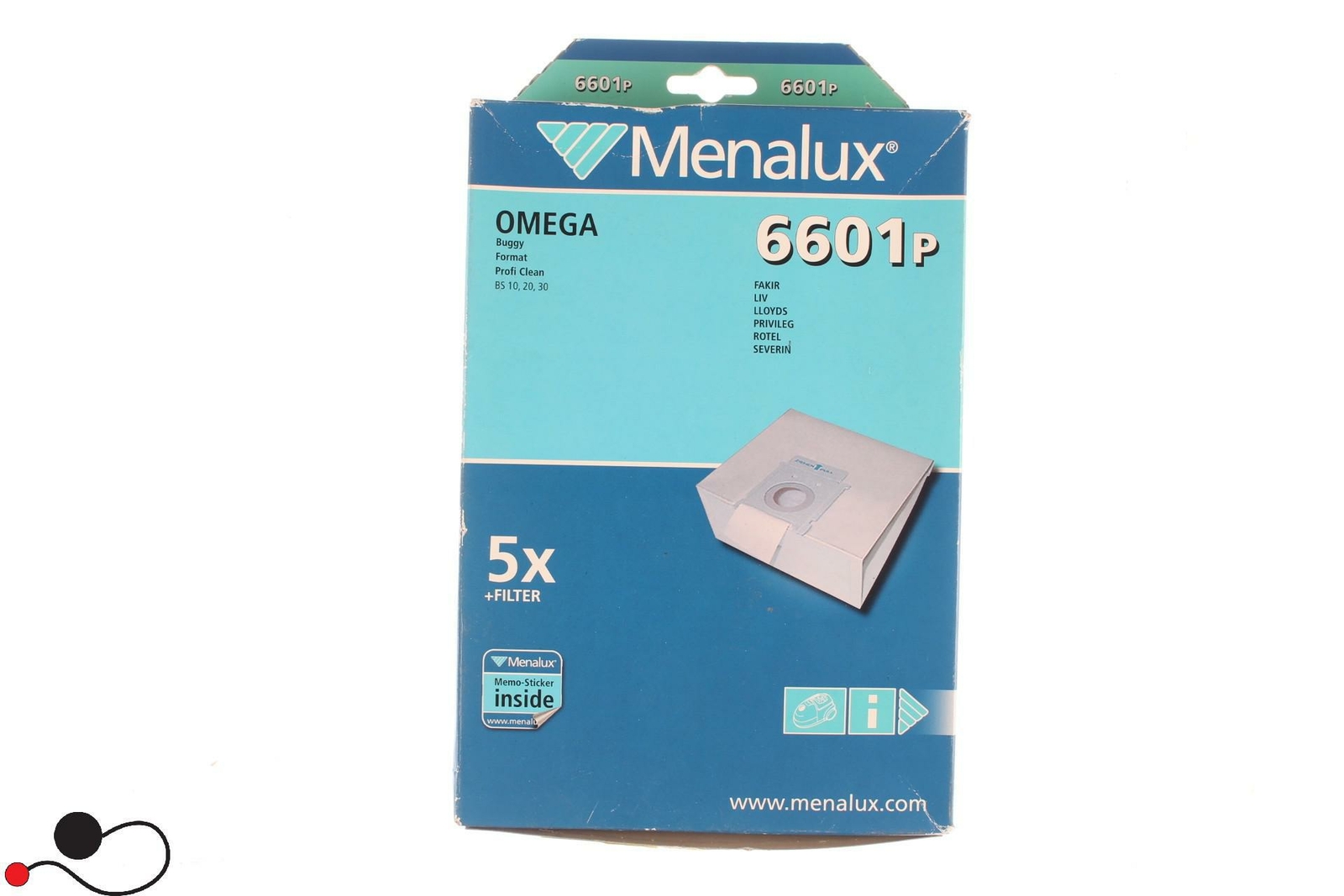 MENALUX 6601P 5X FAKIR OMEGA SEVERIN 9001962050 COMPATIBILE