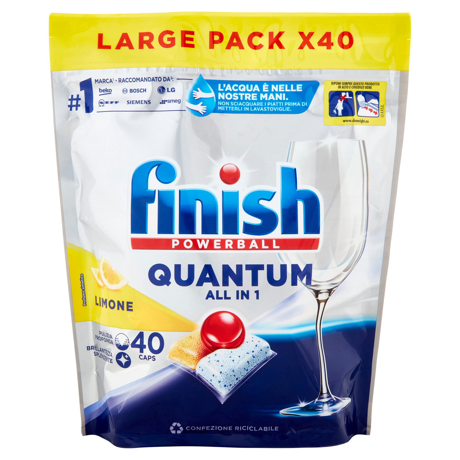FINISH TABS QUANTUM AIO 40 LIMONE