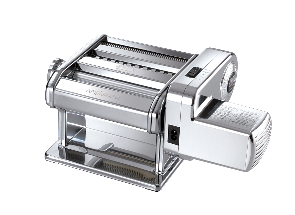 MARCATO Ampia 180 mm Motor Sfogliatrice Cromo Pasta Maker ITALY+ PastaDrive 220V