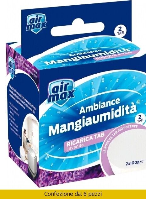 AirMax Ricarica Assorbiumidità Per Minitab Lavanda Pezzi 6D0302