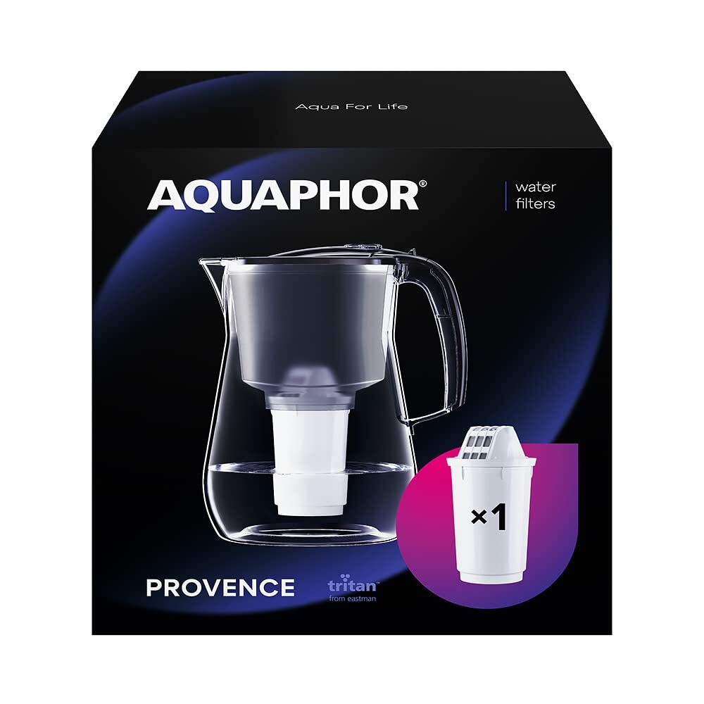 AQUAPHOR Provence A5 MG Filtro dell'Acqua, Nero, 27.85 Nero