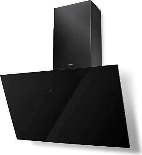 Faber Cappa Cucina Aspirante a Parete 80 cm Vetro Nero 330.0529.666 TWEET