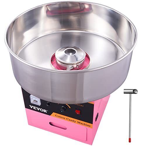 VEVOR Cotton Candy Machine with Drawer Macchina per Zucchero Filato da (M9h)