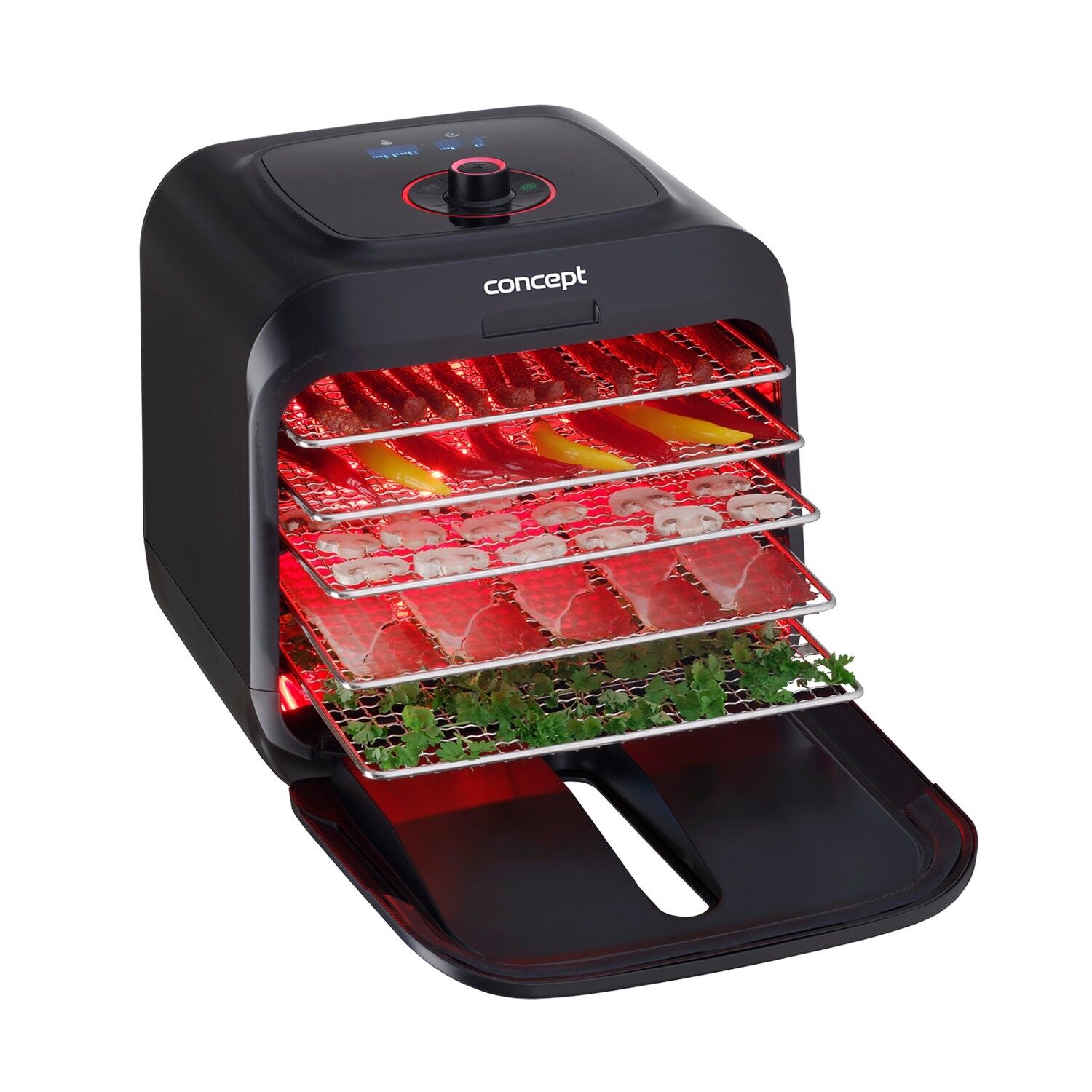 Essiccatore per alimenti Concept Infra 500W: frutta, verdura, funghi, erbe