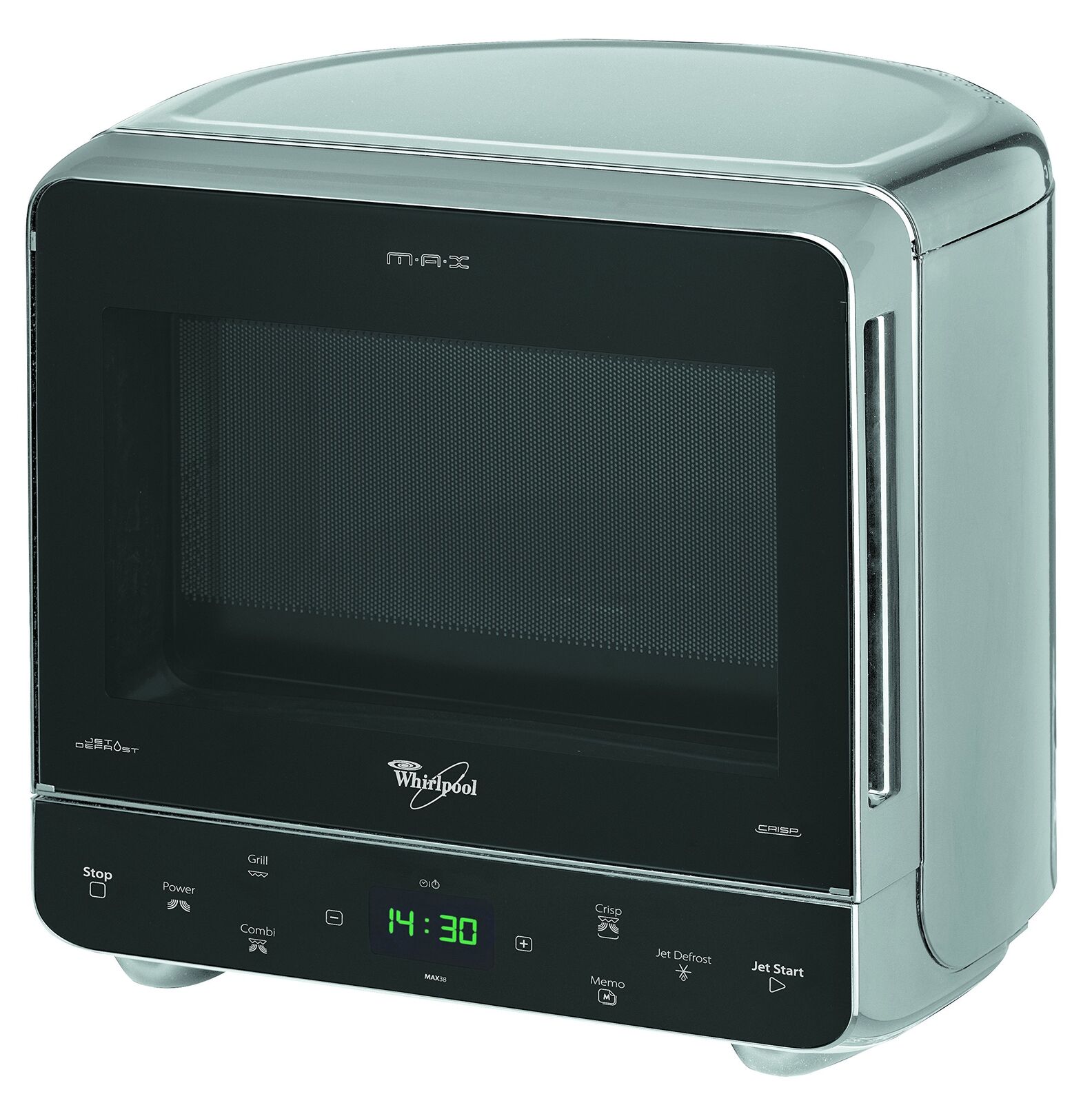 Whirlpool MAX 38 SL Forno a microonde 13 l, 700 W, funzione Jet Start, (E1F)