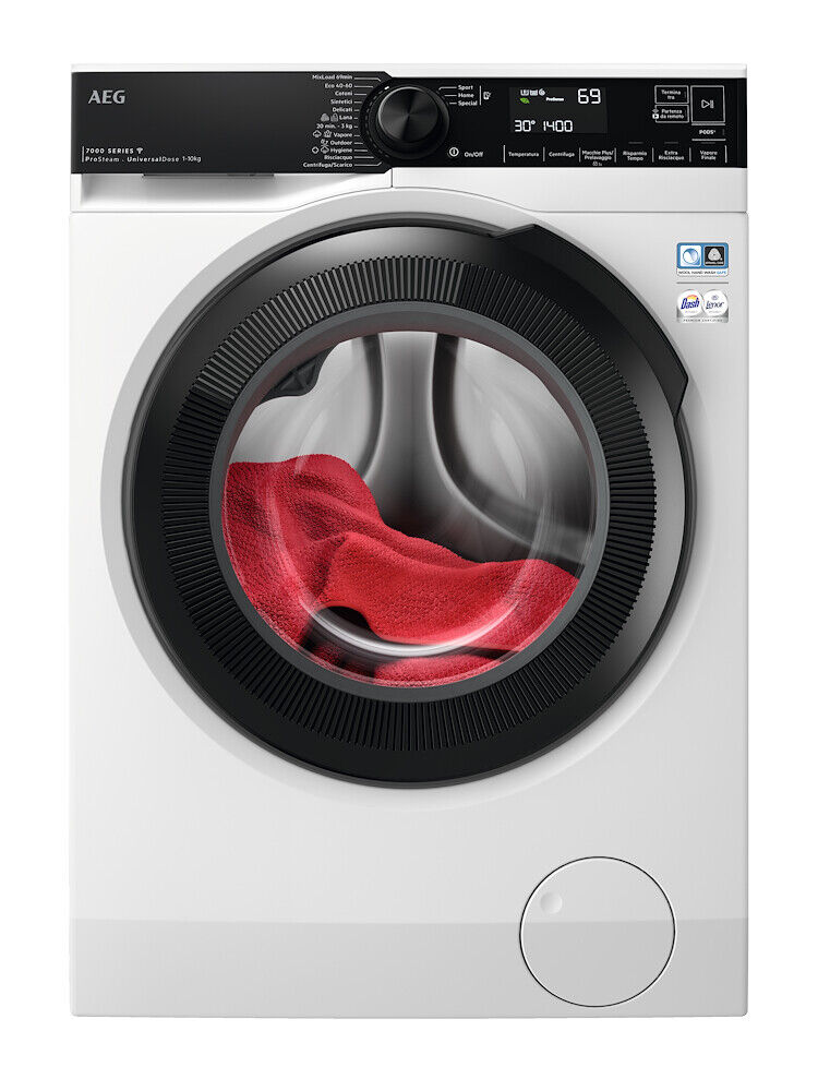 AEG LR7H14ABY LAVATRICE A VAPORE 10KG 1400GIRI INVERTER RUBY CE.A-15%