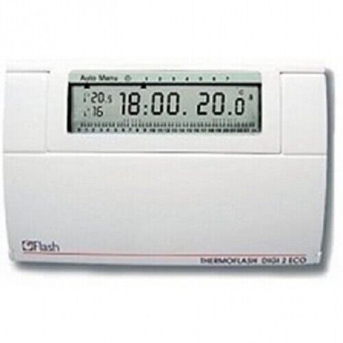 CRONOTERMOSTATO DIGITALE 2 ECO BIANCO HAGER 56130 - HAGER 56130