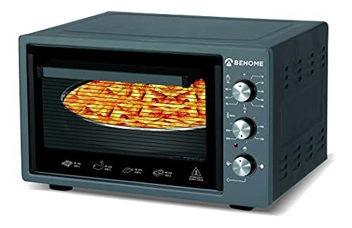 Behome Forno Elettrico 38 litri Ventilato | Autopulente, Smaltato, (M9G)