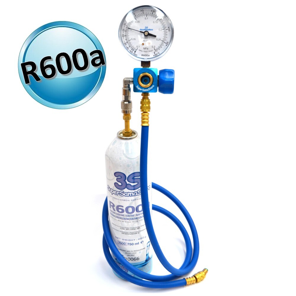 Kit ricarica diagnosi frigo - freezer fai da te - gas R600a