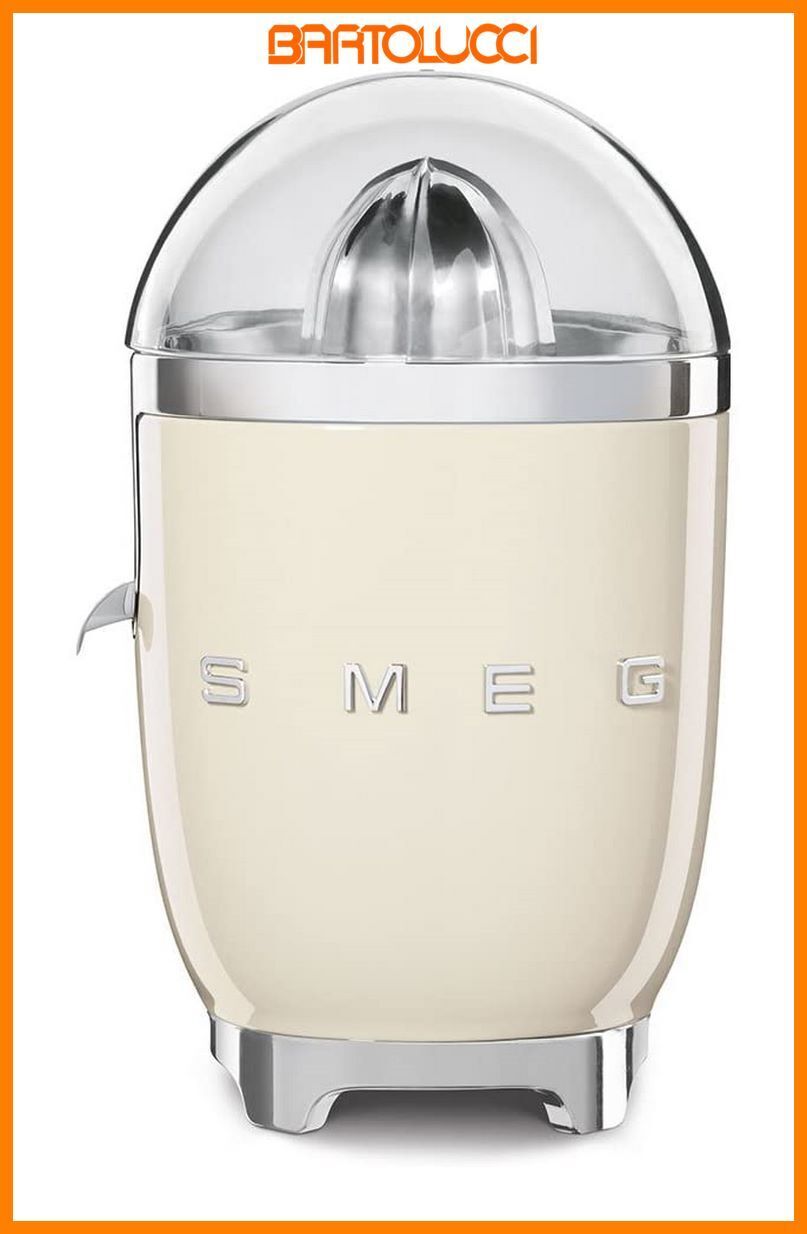 SMEG CJF01CREU SPREMIAGRUMI 70W 1LIV.POTENZA RETRO STYLE CREMA