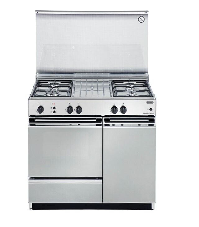 DE LONGHI SGGX854NED CUCINA SMART 4 BRUCIATORI GAS 2 ELETTRICI FORNO GAS