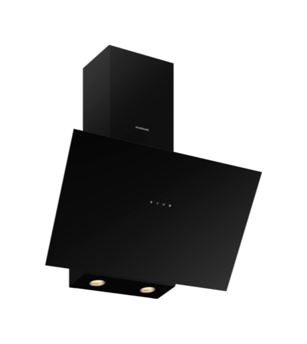 Silverline Cappa Cucina Aspirante a Parete 60 cm Classe A Nero 3481.6.733.01