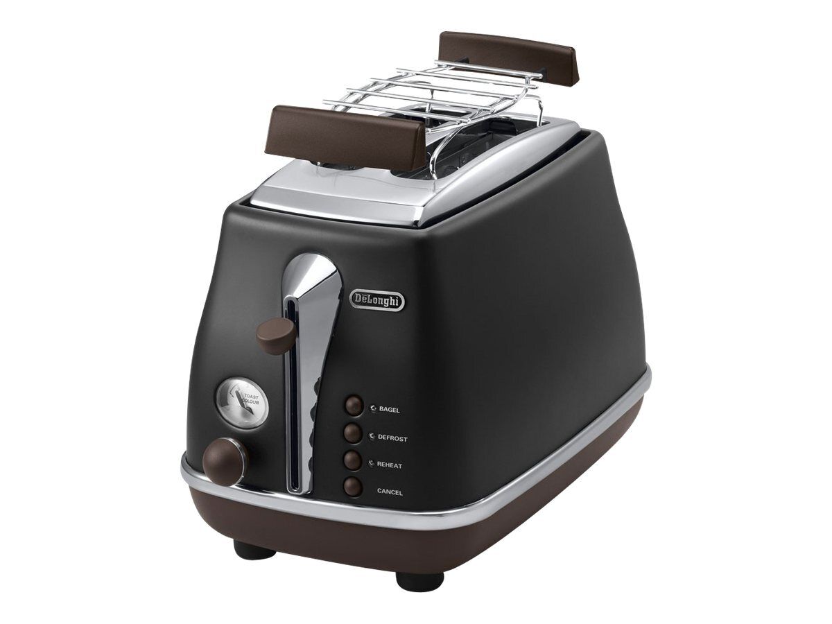 De'Longhi Icona Vintage CTOV 2103.BK Toaster 2 slice 2 Slots CTOV2103.BK