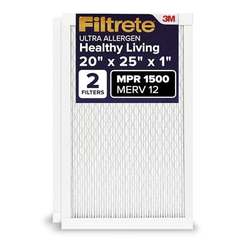 Filtrete 20 x 25 x 1, filtro aria per forno AC, MPR 1500, Healthy Living (T7Z)