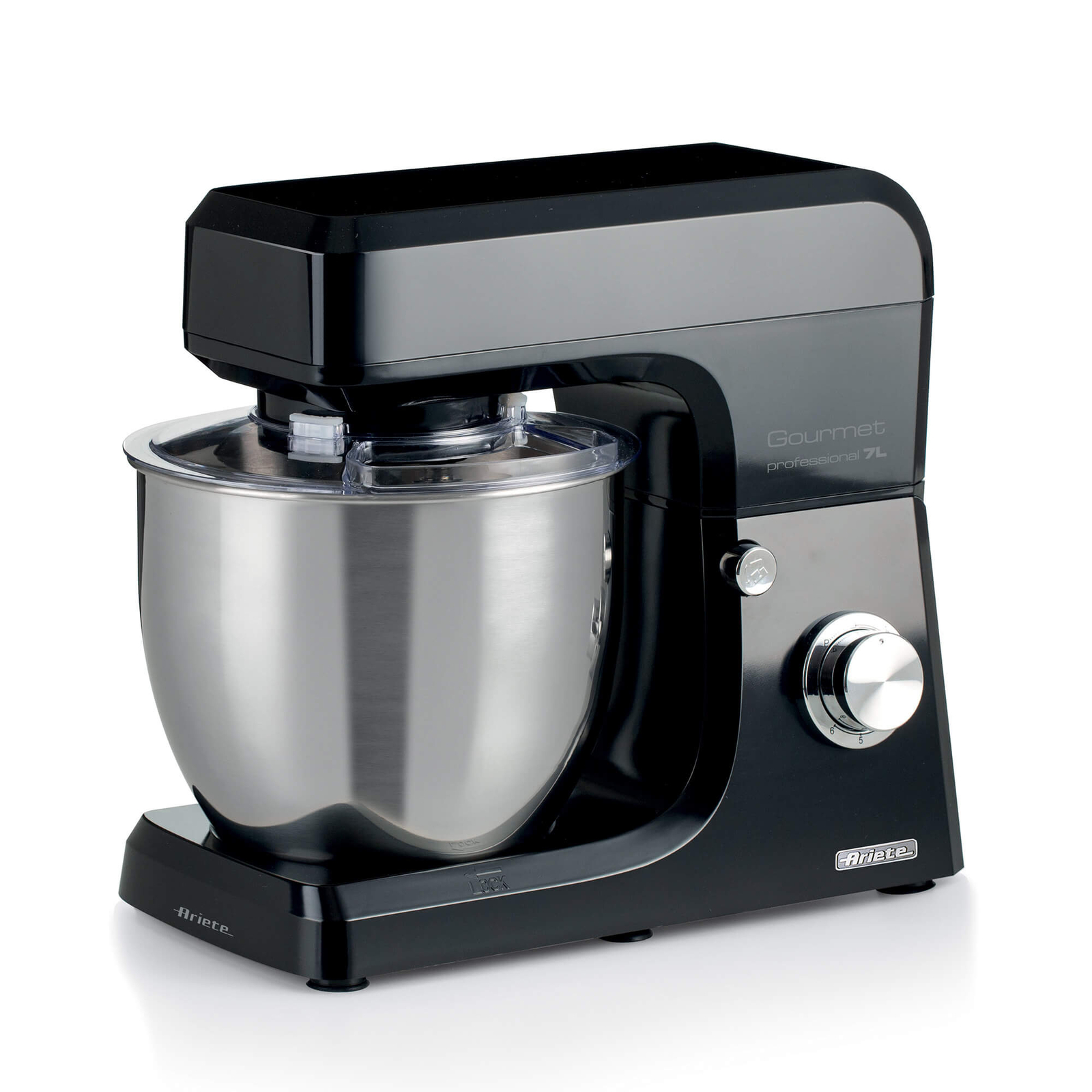 Ariete Gourmet Professional 1598 7L Senza blender + Accessori e Frusta Nero