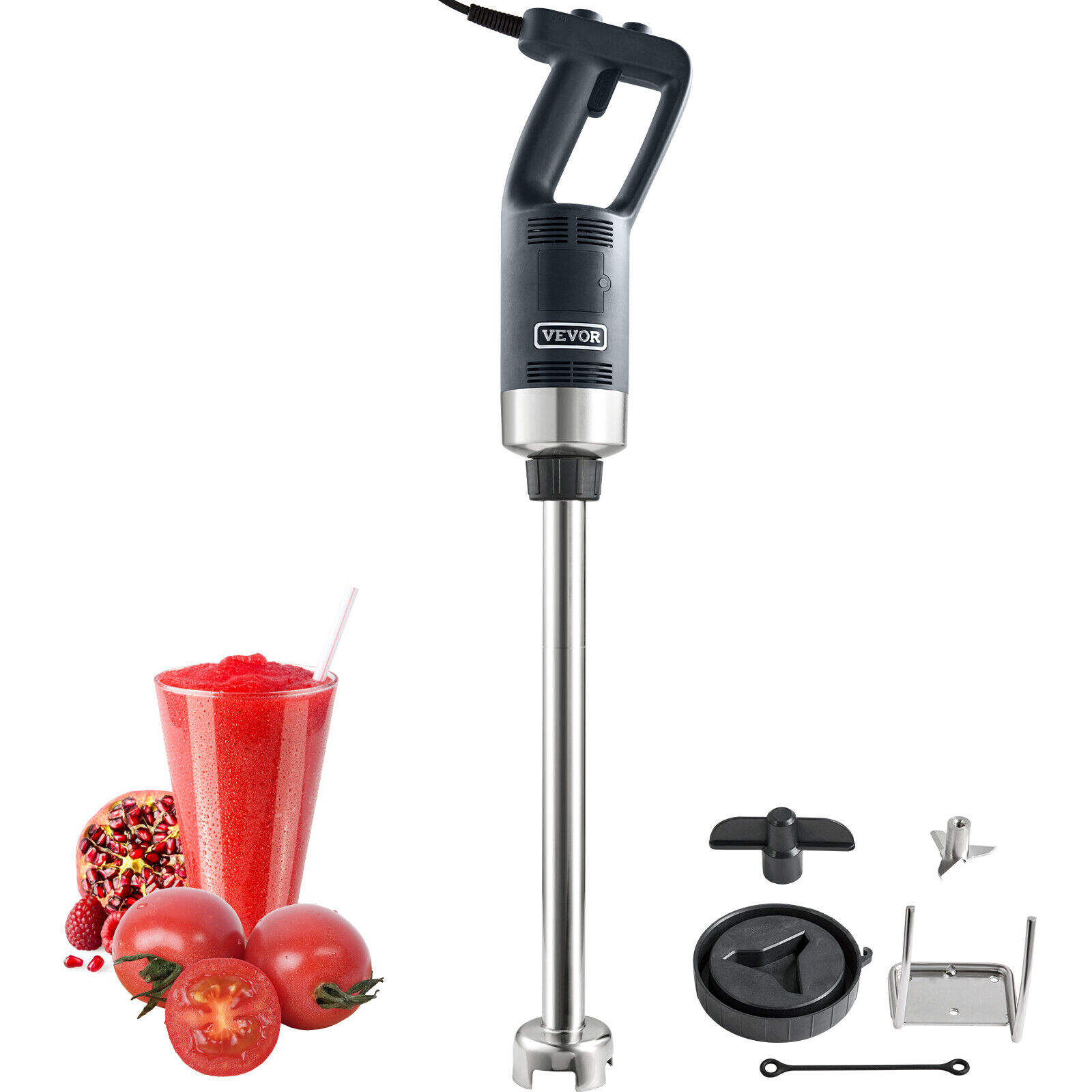 VEVOR Frullatore a Immersione Cucina Velocità Regolabile per Zuppe Salse 855mm