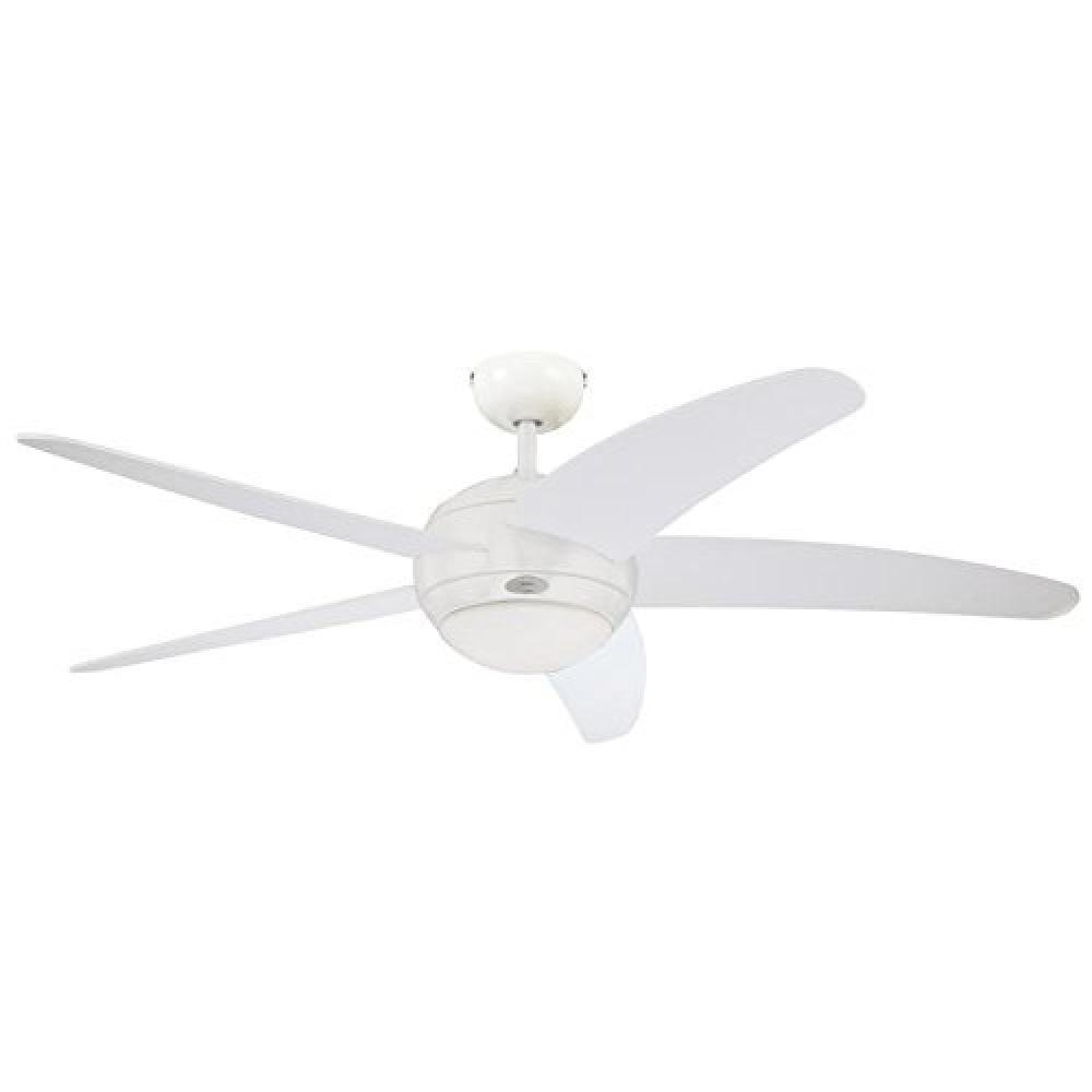 (TG. 132x36cm) Westinghouse Lighting Bendan Lampadario con Ventilatore R7s, 80 W