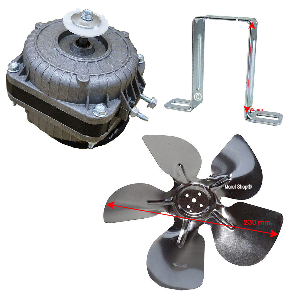 Motore con ventola per banco bancone frigo uso professionale 10 Watt 220 Volt