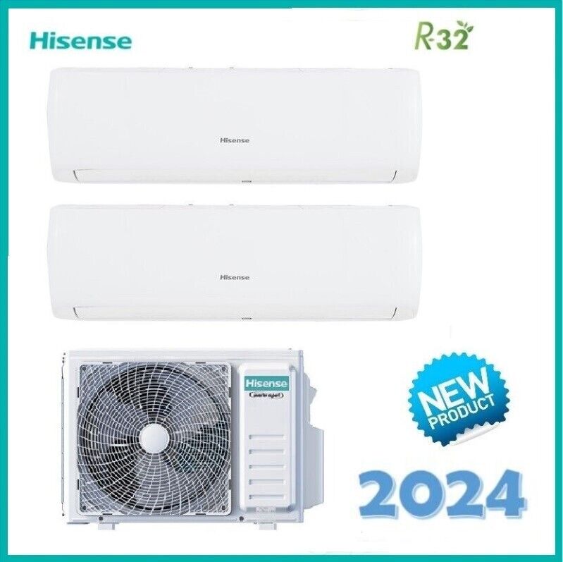 HISENSE IQ PLUS DUAL 9+12 2AMW42V4RGC CLIMATIZZATORE WIFI INVERTER  A++/A++