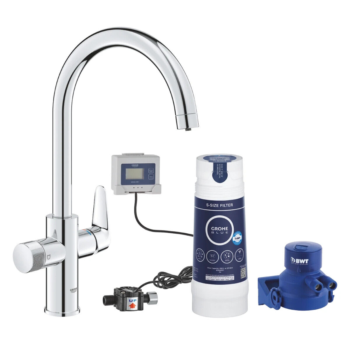 FILTRO ACQUA GROHE BLUE PURE BAUCURVE STARTER 5 FASI MONOCOMANDO LAVELLO 30581