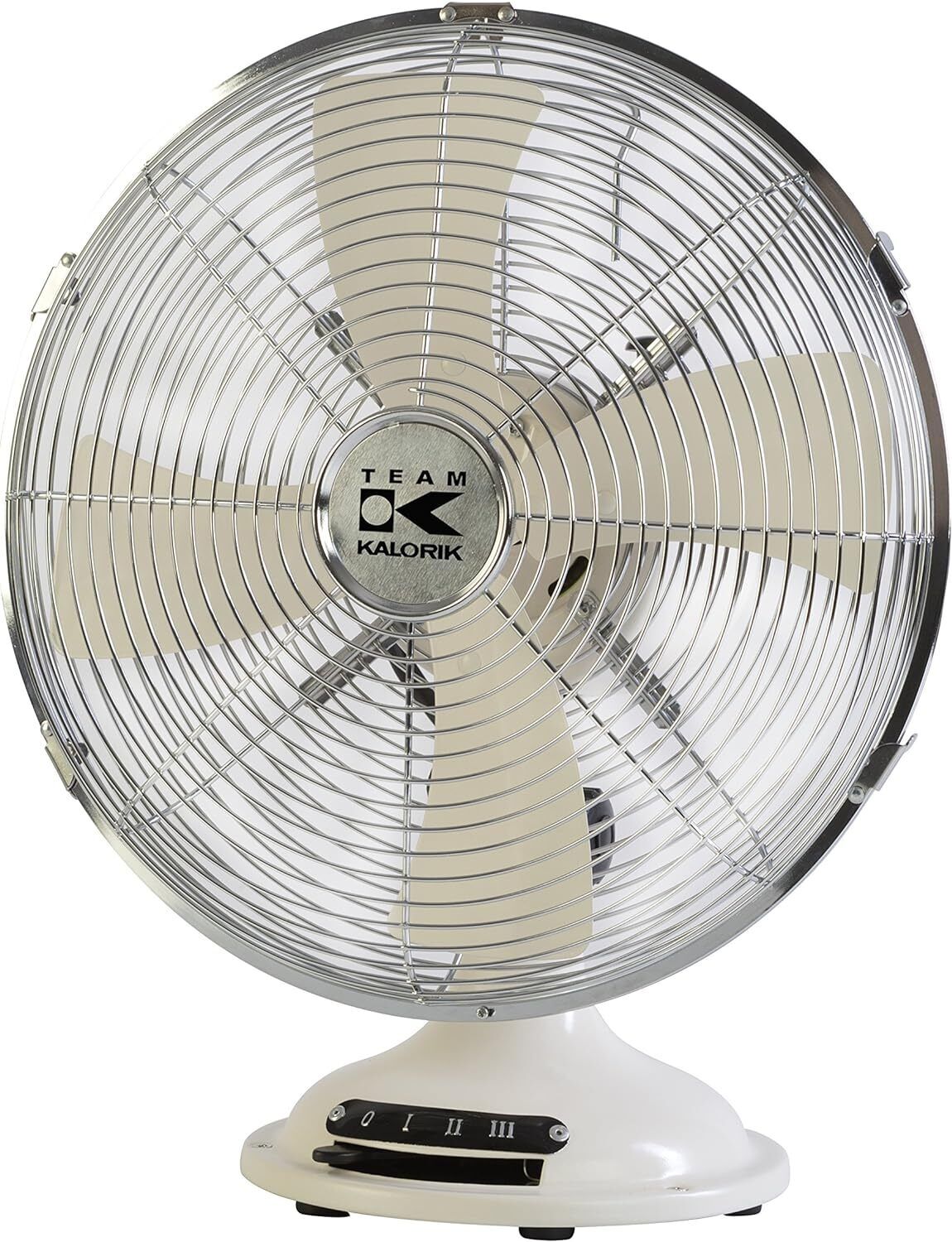 Team Kalorik Ventilatore da Tavolo in Metallo, Funzione oscillante, 3...