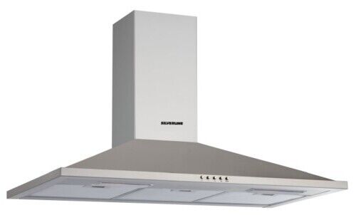 Cappa Cucina 90 cm Filtrante a Parete Inox 2240.9.733.04 Silverline