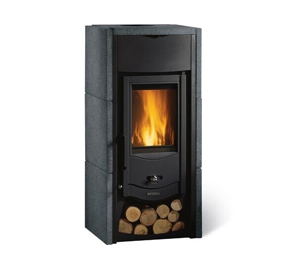 LA NORDICA ASIA BII STUFA A LEGNA PIETRA VULCAN POTENZA TERMICA 6.0 KW