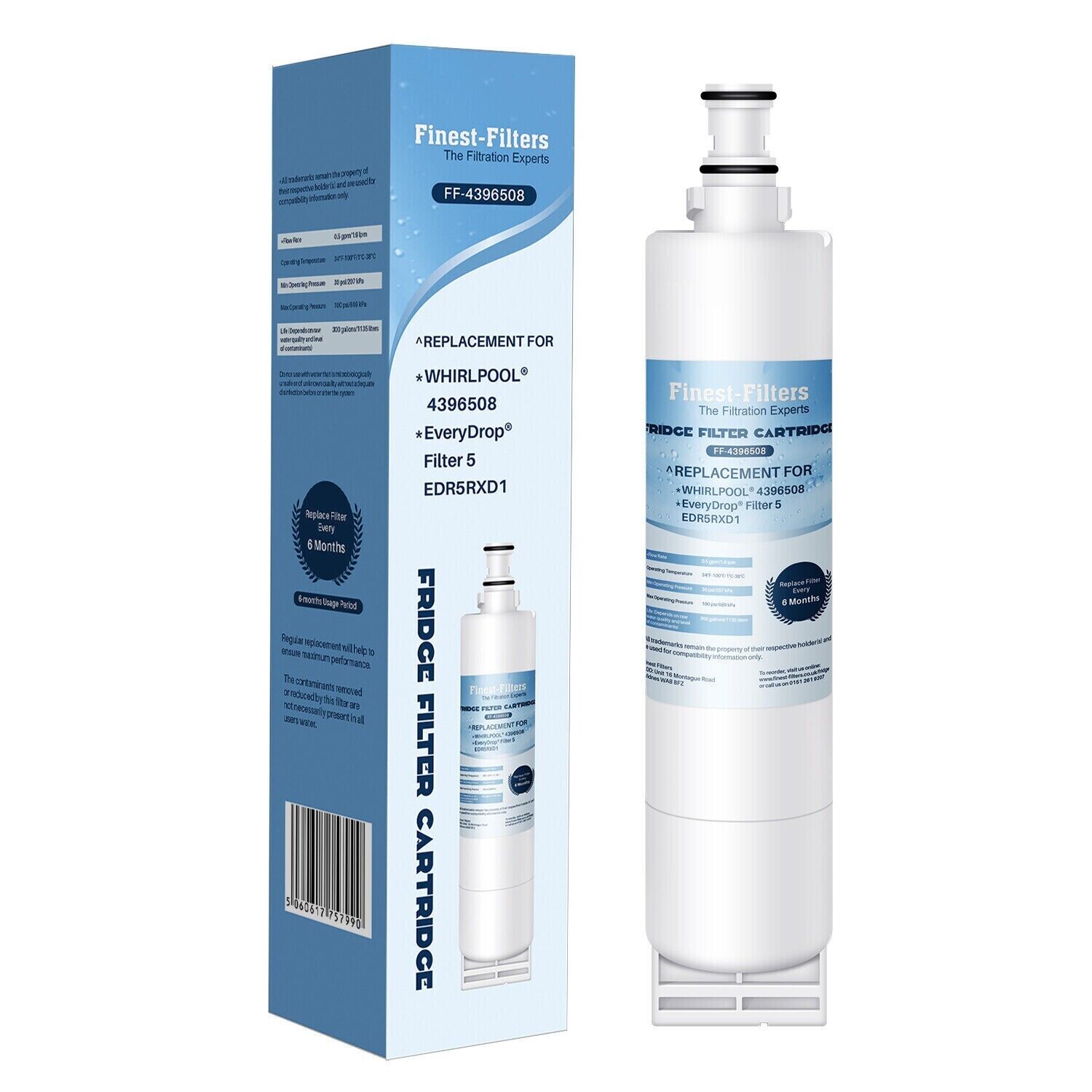 Frigo Acqua Cartuccia Filtro Ricambio Compatibile Con Whirlpool Everydrop