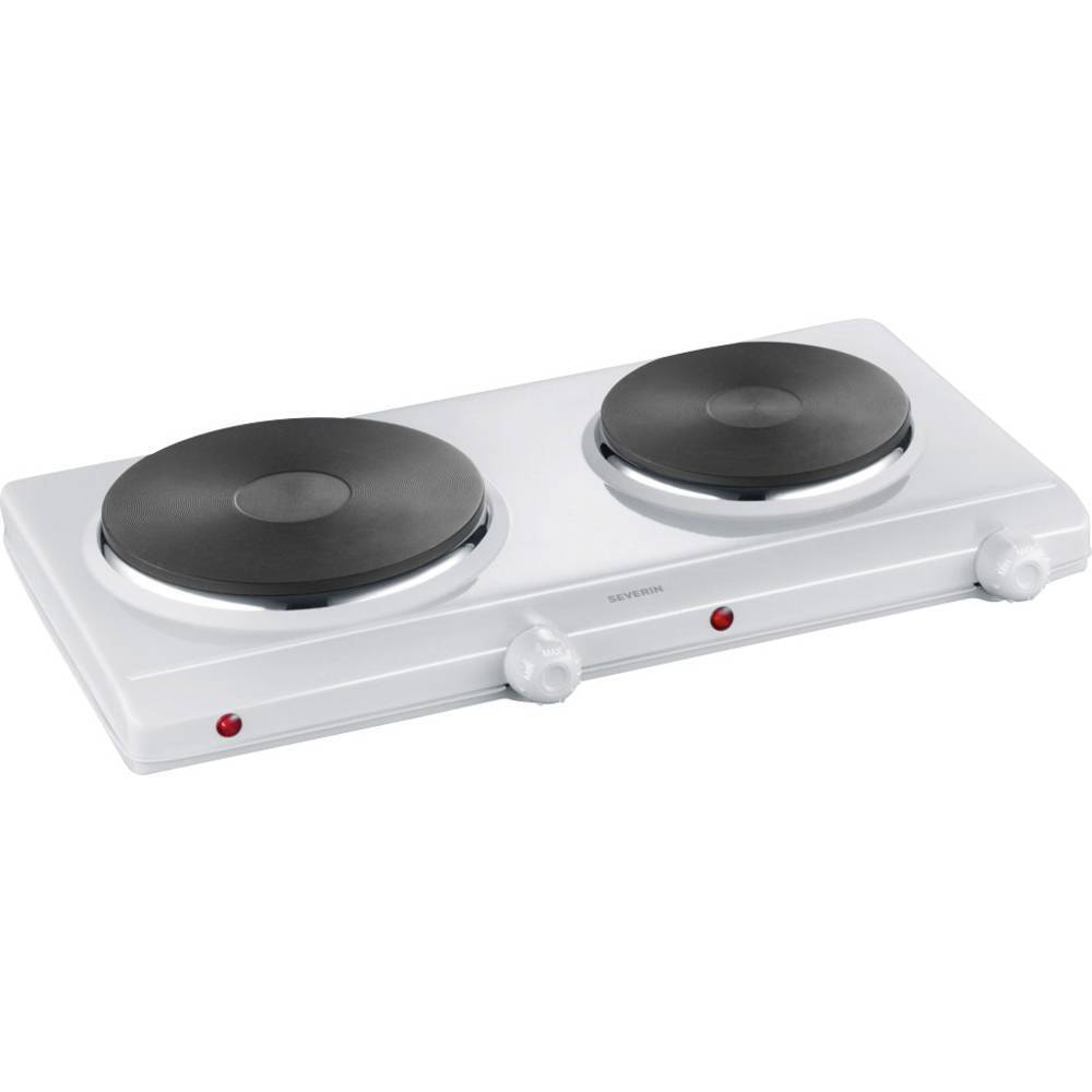 Severin DK 1042 1042-000 Doppia piastra di cottura 2 regolatori di temperatura