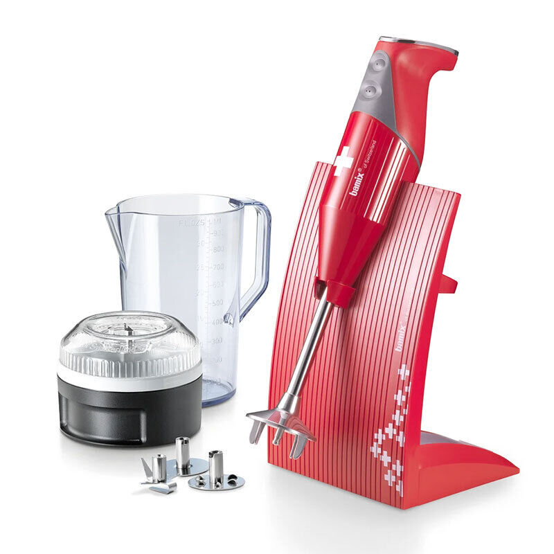 BAMIX Swissline Frullatore ad Immersione Rosso