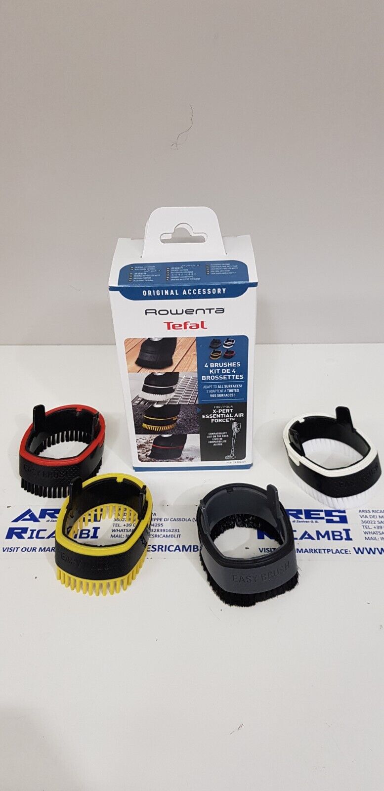 Rowenta ZR904201 Kit quattro spazzoline modelli Air Force 360, 460, 560, 760