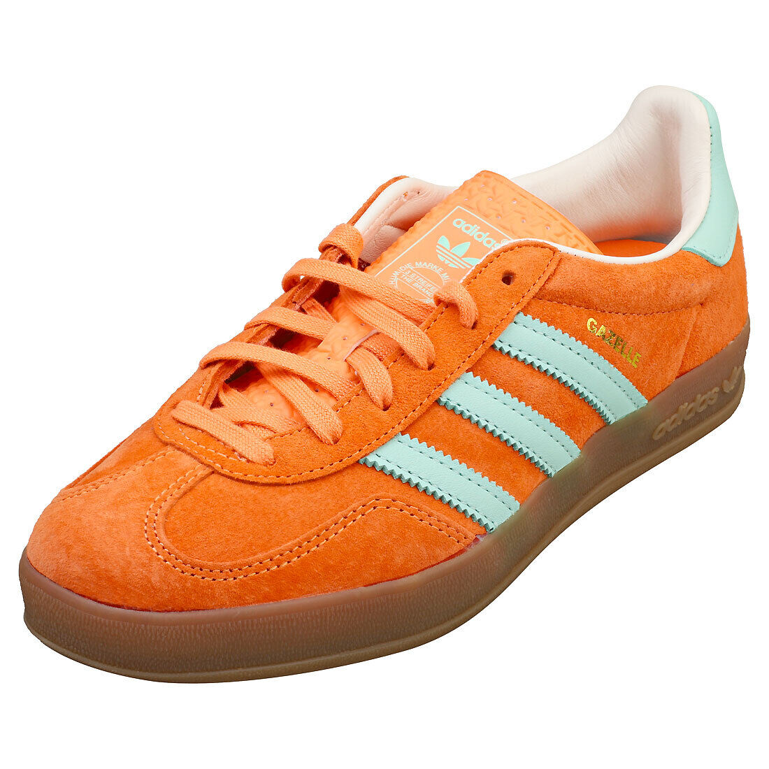 adidas Gazelle Indoor Uomo Orange Mint Formatori Moda - 38 EU