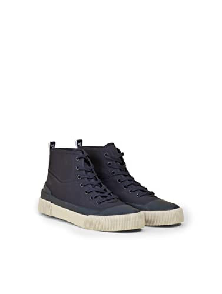 (TG. 46 EU) Aigle Rubber Mid M, Scarpe da Ginnastica, Uomo, Blu (Marina), 46 EU