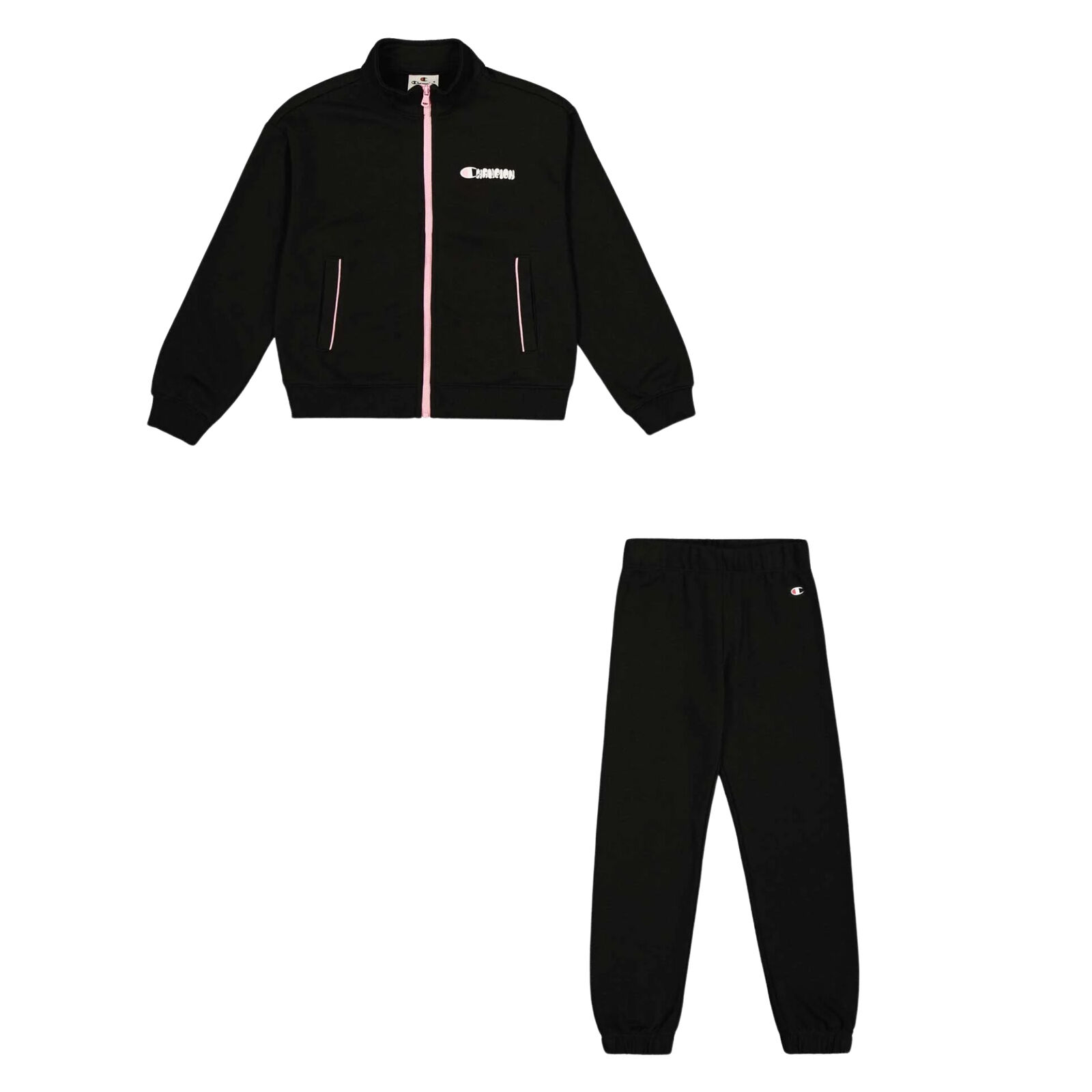 Champion Tuta da Ragazza Legacy Graphic Nera Taglia 7-8 A Codice 405047-KK001