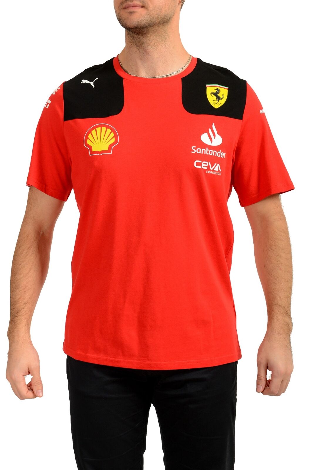 Puma X Scuderia Ferrari Uomo Replica Collezione Sf Leclerc T-Shirt US L It 52