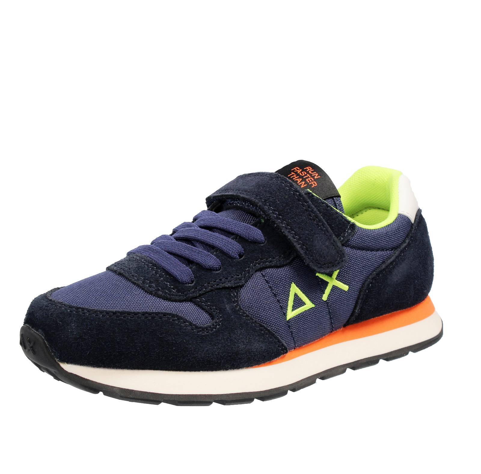 Sun 68 Tom Fluo Blu - Taglia 33 Scarpe Bambino Junior Sneakers