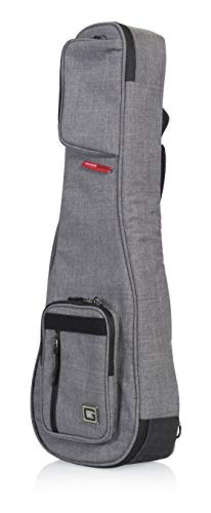Gator Cases Transit Series Concert Ukulele Gig Bag; Grigio Esterno (GT-UKE-CON-G