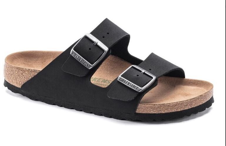 BIRKENSTOCK ARIZONA VEGAN CIABATTA UNISEX COLORE NERO NUMERO 45 1019057