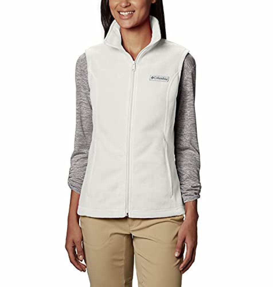 (TG. L) Columbia Benton Springs Vest Wool Jacket, Sale Marino, L Donna - NUOVO