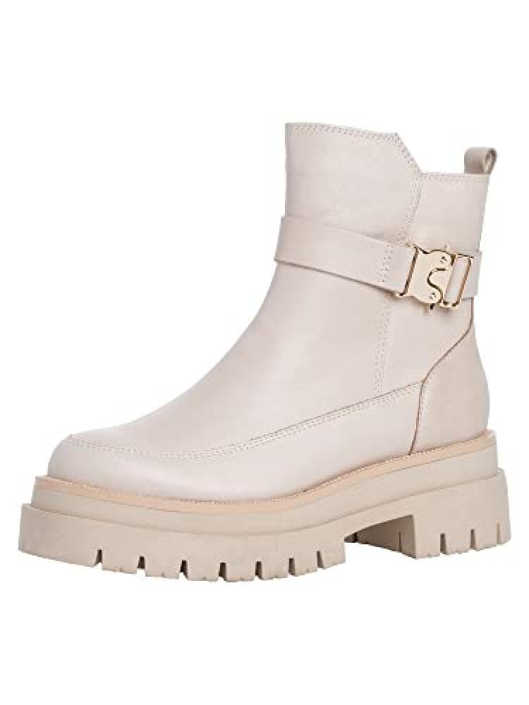 (TG. 38 EU) MARCO TOZZI Damen 2-2-25820-29, Stivali alla Moda Donna, Cream Gold,