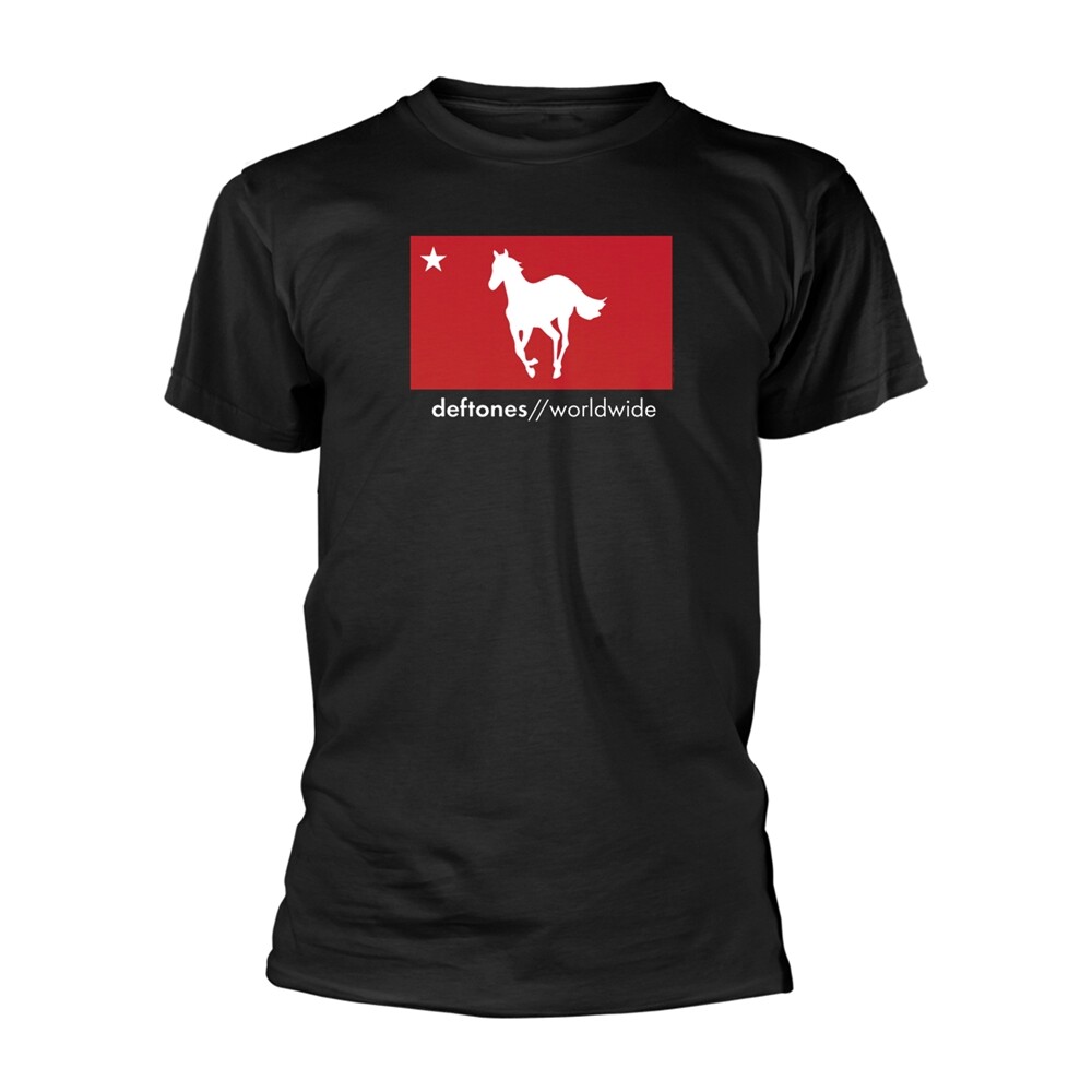 DEFTONES - WHITE PONY WORLDWIDE BLACK T-Shirt Large